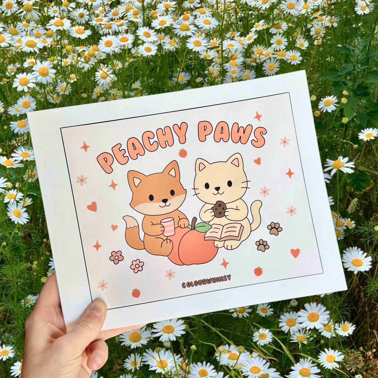 Peachy Paws Coloring Book