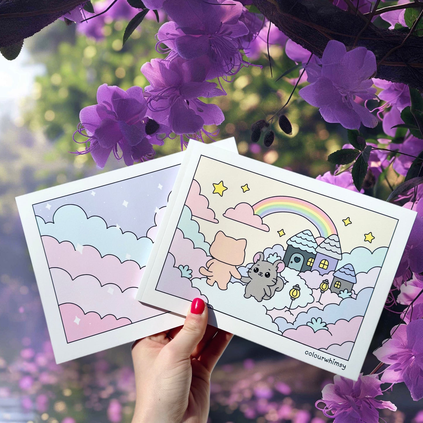 Wisp & Wander Mini Coloring Book