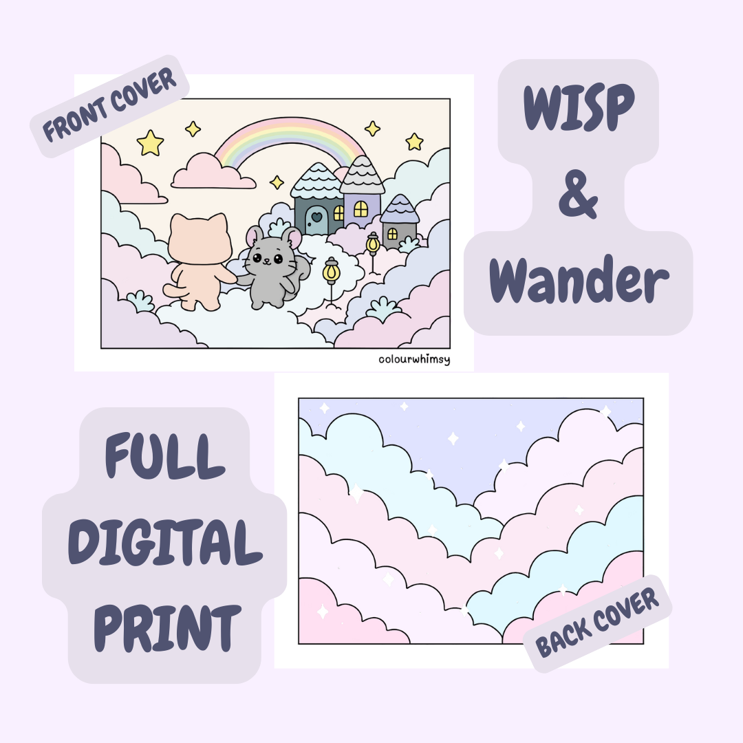 Wisp & Wander Digital Print | Full Coloring Book