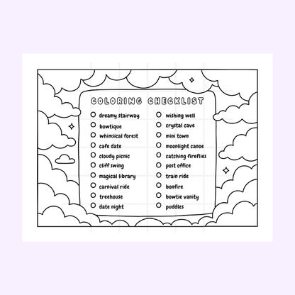 Wisp & Wander Digital Print | Full Coloring Book