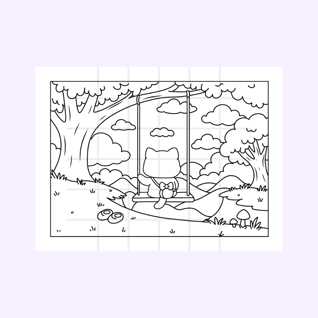 Wisp & Wander Digital Print | Full Coloring Book