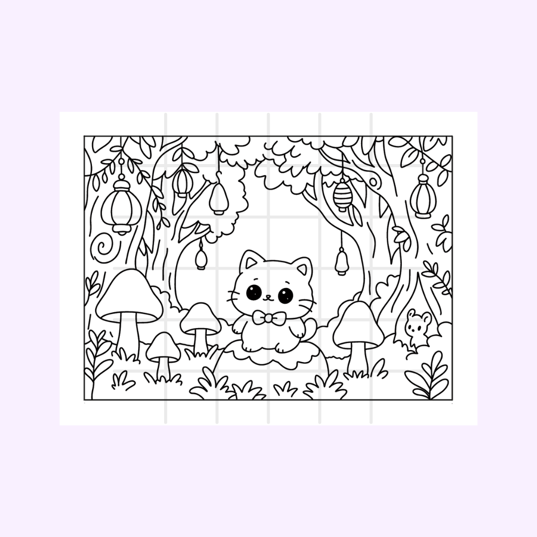 Wisp & Wander Digital Print | Full Coloring Book