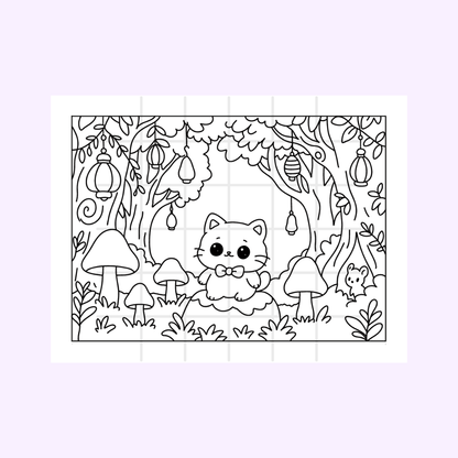 Wisp & Wander Digital Print | Full Coloring Book