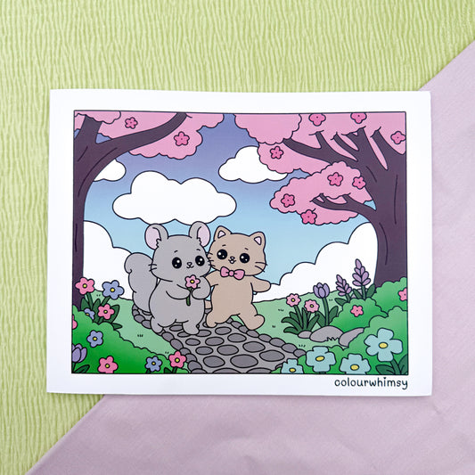 Bloom & Blossom Coloring Book