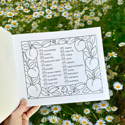 Peachy Paws Coloring Book